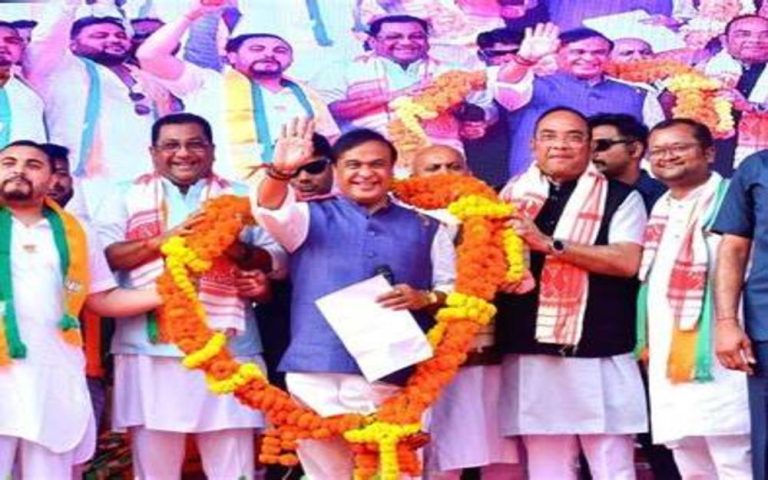 নগাঁও উপ-নিৰ্বাচনৰ প্ৰচাৰত মুখ্যমন্ত্ৰী হিমন্ত বিশ্ব শৰ্মা