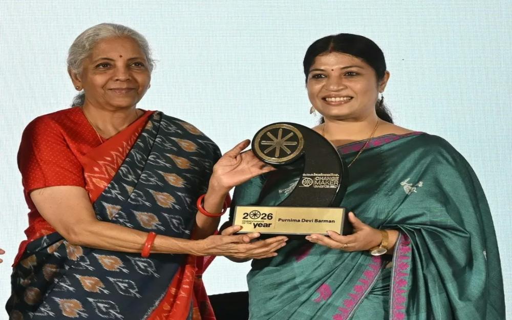 হাড়গিলা সংৰক্ষণৰ বাবে পূৰ্ণিমা দেৱী বৰ্মনলৈ বিশেষ সন্মান