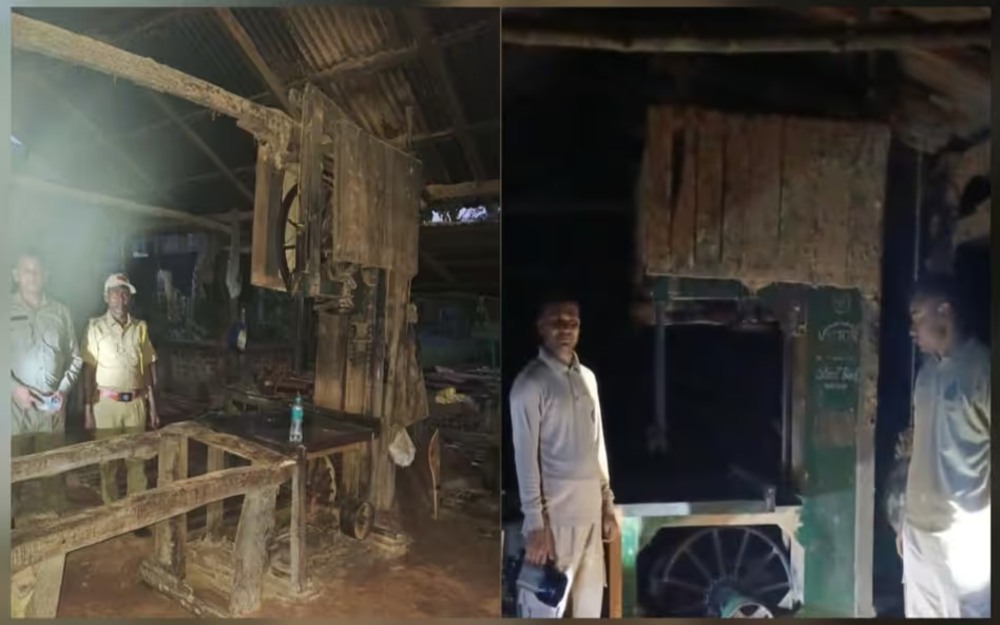 ধুবুৰীত চাৰিটা অবৈধ কাঠফলা মিল উচ্ছেদ, শাল-চেগুন কাঠ জব্দ