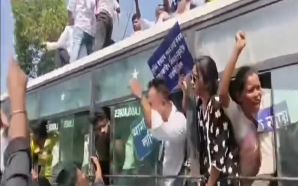 জুবিনৰ ন্যায়ৰ দাবীত সচিবালয়ৰ সন্মুখত শতাধিক লোকৰ প্ৰতিবাদ
